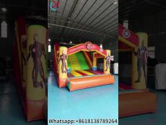 Factory Commercial Inflatable Slide Spider-Man Inflatable Jumping Castle