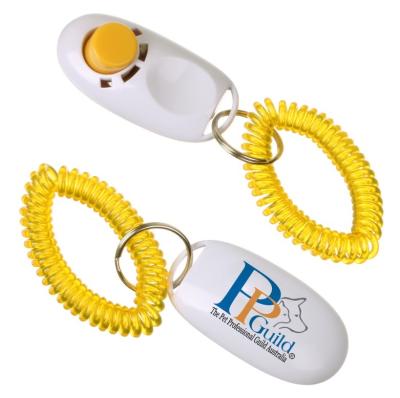 China Sustainable Custom Pet DogTraining Press I-Clicker With Wrist Straps for sale