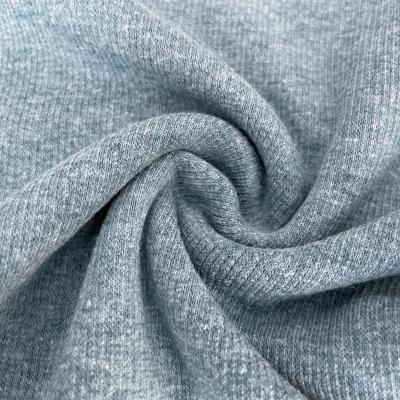 China Cheap Price Custom Plain Dye Rib Spandex Knit TC Shrink-Resistant Ribbed Spandex Fabric For Babies Clothes for sale