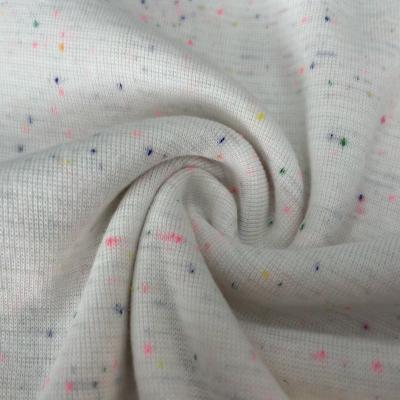 China Shrink-resistant custom colors fabric cvc material cheap cotton 1*1 poly rib fabric dyed knitted textile telas fabric for garments for sale