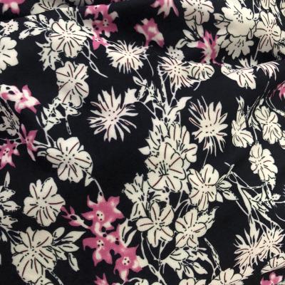 China Fusible fabrics of 92% polyester and 8% spandex ITY print for sale