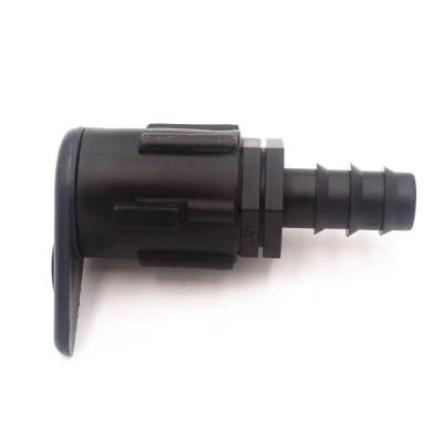 China Durable 12mm/16mm/20mm/25mm Barb Connector for Drip Irrigation Drip Line and Layflat Hose Pipes for sale