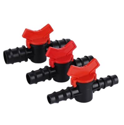 China Durable Agricultural Drip Irrigation 4/16/20/25MM POM Material High Quality Mini Valve For PE Pipe for sale