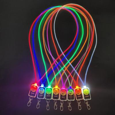 China Tpu USB Rechargeable Mode Safty And Eco - Friendly Christmas LED Flashlight Lanyard for sale