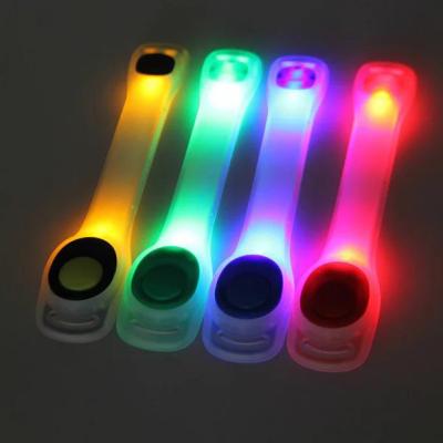 China Plastic Cheap Price Night Safety Armband Cycling Luminous Led Silicon Lit Armband for sale