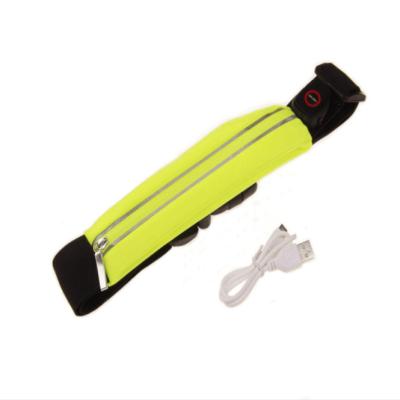 China Water Proof LED Running Support Belt - Reflective Gear Fanny Pack Bum Bag For Sports, Fitness Gym, Cycling, Walking, Jogging for sale