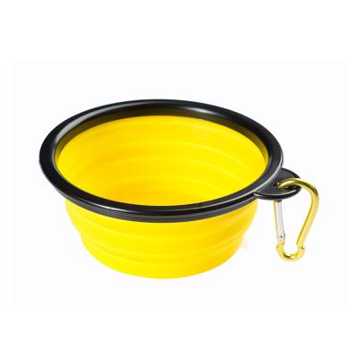 China Pet Products RTS Food Grade Automatic Hot Selling Eco-Friendly Folding Cat Dog Bowl for Travel Hiking CampingPet Bowls and Feeders for sale