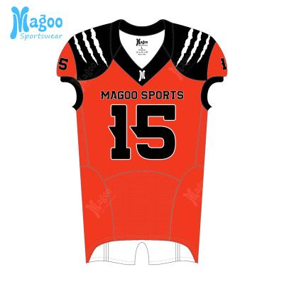 China Customized Sublimation High Quality Fresh American Football Antibacterial Uniform Tank Tops for sale