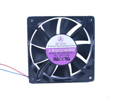 China Original Factory BP1203812H-03 DC12V Metal Frame Taiwan Bairui 120x120x38 Aluminum Frame DC Fan for sale