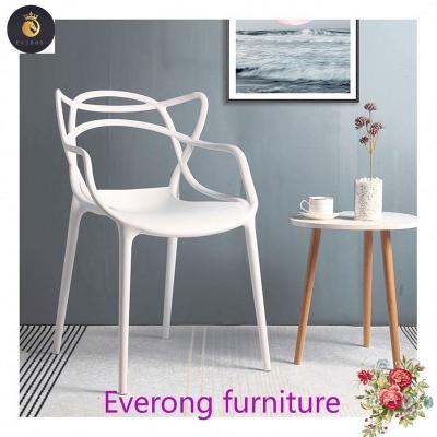 China Modern Colorful plastic indoor outdoor restaurant cafe dining chair for sale