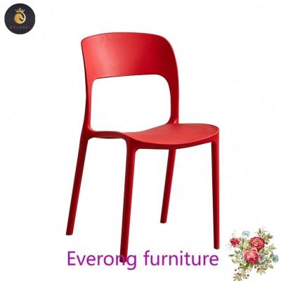 China Modern Modern simple style cheap price plastic chair restaurant dining room stackable PP dining chair for sale