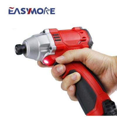 China 12V battery Cordless Power Drills Torque Impact Screwdriver with light for sale