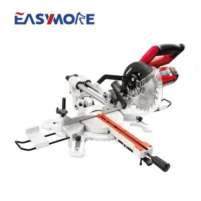 China 1800W 255mm Aluminum cutting machine Sliding Compound Mitre Saw à venda