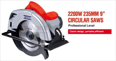 China Professional Level Electric Circular Saw 235mm 9 Inch 2200w Wood Cutting Machine for sale