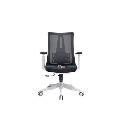 China Hot Sales Rotation Swivel Office Furniture Plastic Home Office Ergonomic Office Chair for sale