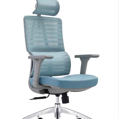 China (Height) Swivel Manager Staff Task Ergonomic Computer Adjustable Back Mesh Office Chair High Desk for sale