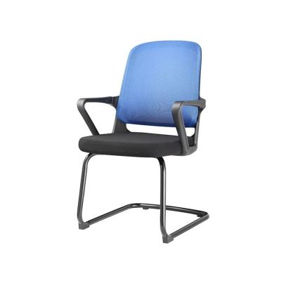 China Wholesale Office Waiting Room Modern Design Chair Mesh Back Meeting Room Conference Chair Medium Office Armrest Rotation Back Chair for sale