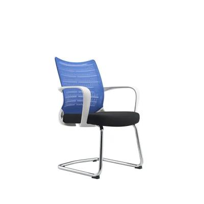 China New Arrival Steel Mesh Computer Mesh Visitor Office Chair Legs Revolving Chair Without Wheels for sale