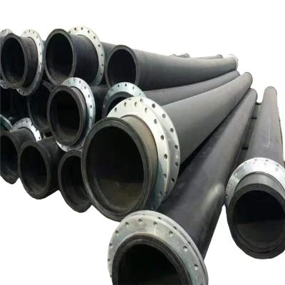 China Wear resistance high performance HDPE pipe used in river sand transport for sale