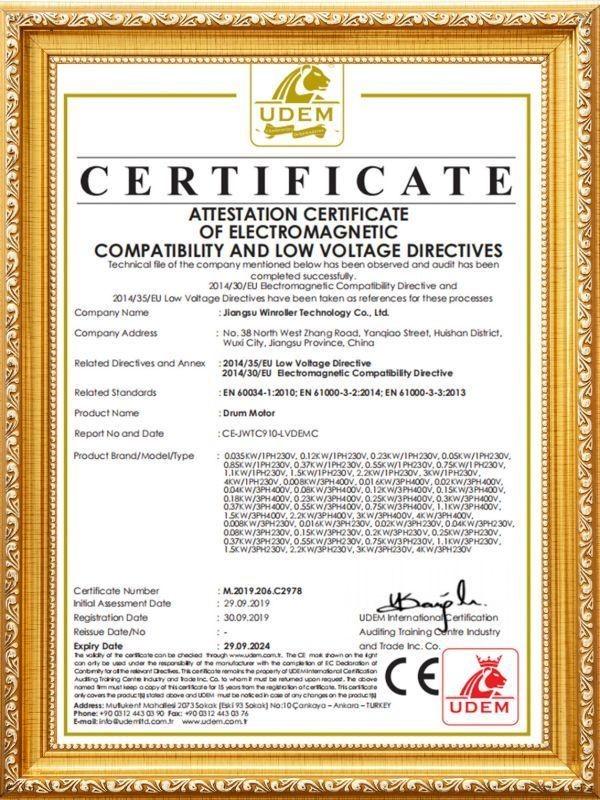 CE - JIANG SU Winroller Technology Co., Ltd.