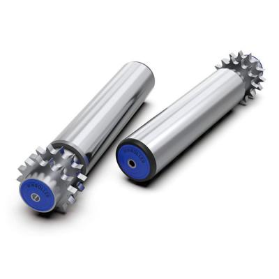 China High Strength Steel Conveyor Roller With Double Sprocket For Heavy Load Conveying for sale