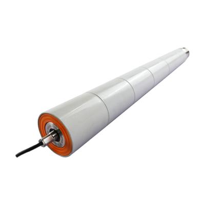 China Food Grade Customised PVC Tapered Conveyor Motor Drive Roller For Food Processing for sale