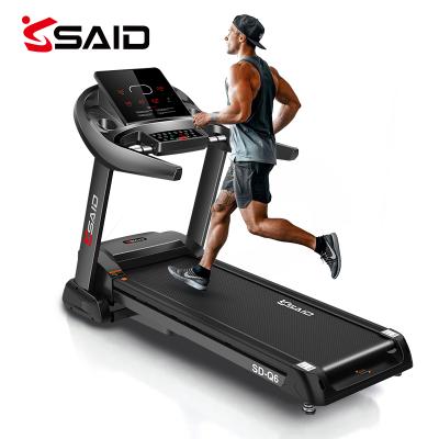 China Running home or small fitness center home treadmill machine gym fitness equipment with foldable LED screen automatic incline hot sale for sale