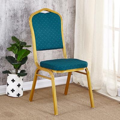 China Fashion Design Modern Contemporary Commercial Design Furniture Metal Fabric Banquet Chair Luxury Professional Wedding for sale