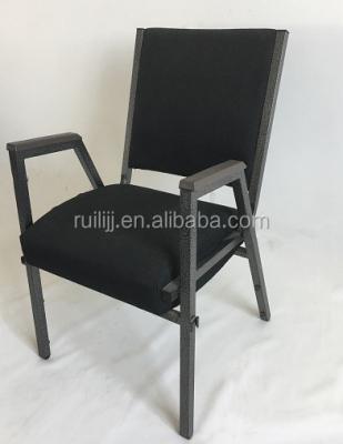 China Modern Used Stackable Metal Interlock Church Chairs For Sale for sale