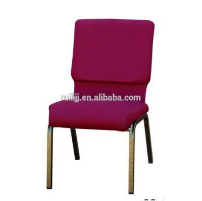 China Modern brown fabric metal church chair for sale for sale