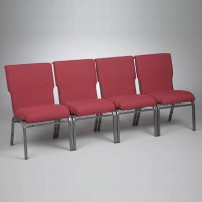 China Modern Steel Stacking Church Chair for sale