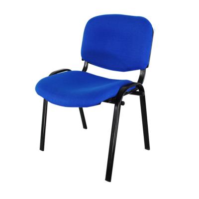 China PU Fabric Metal Frame Specification Parts Modern Blue Office Chair for sale