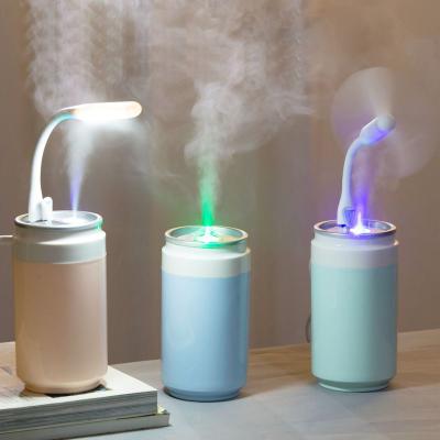 China Portable Humidifier USB Ultrasonic Colorful Cup Aroma Diffuser Cool Mist Maker Air Humidifier Purifier with Light for Car Home for sale