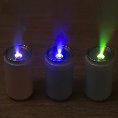 China Single Ultrasonic Mini Air Humidifier 260ML Humidify Cup Car USB Fogger Home Mist Maker With LED Night Lamp 2020 New Humidifier for sale