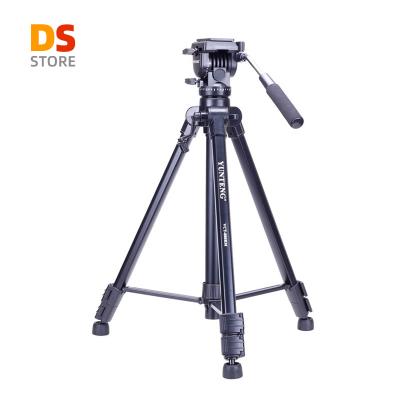 China YUNTENG VCT-880 Portable Video Camera Aluminum Alloy Tripod with Bidirectional Dimming Ball Head for DSLR Camera for sale