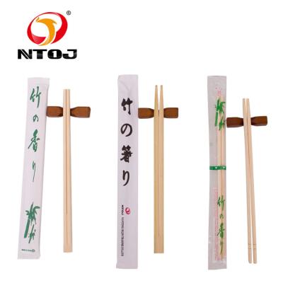 China Sustainable 23cm twins sushi restaurant chopsticks with logo for sale