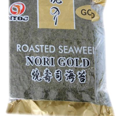 China 125g Onigiri Roasted Seaweed Dried Half Cut Sushi Nori for sale