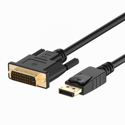 China COMPUTER 1.8M Professional DP to DVI Converter Cable DisplayPort Male to DVI-D 24+1 Pin Male Display Adapter Cable for Monitor for sale