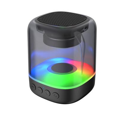 China Colorful Light 2022 NEW High Quality LED RGB Led Lights BT5.0 Speaker Blue-tooth Passive Portable Wireless Speakers for sale