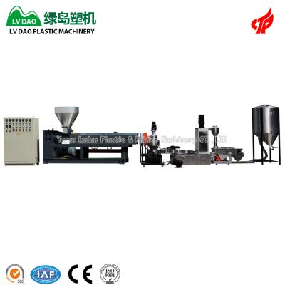 China PIPE New Technology Water Ring Hot Cut HDPE LDPE Plastic Extruder Machine for sale