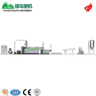 China Plastic Recycle Waste LDPE Film Pellet Granule Plastic Pelletizing Granulator In Recycle Machine for sale