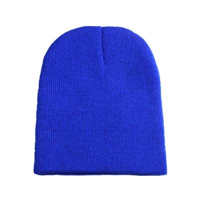 China Fashion TBK-13 Solid Color All-match Nightwear Solid Color Hot Selling Children's Woolen Knitted Casual Hat for sale