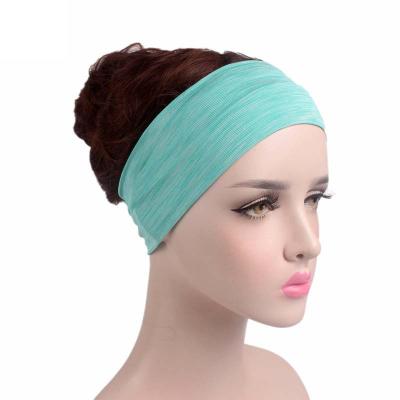 China Stretch Cotton HD-65 Hot Products Wholesale Headband Sports Yoga Stretch Cotton Headband 20*7cm Ladies Headband for sale