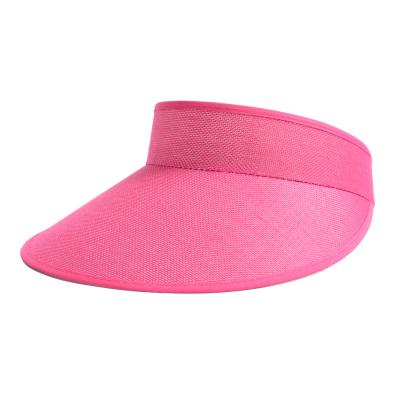 China Image MZ-112 Summer Outdoor Leisure Couples Visor Hats Canvas Anti-ultraviolet Sunscreen Empty Top Hat for sale