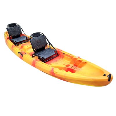 China LLDPE Sit On Top Plastic Kayak 600 Lb Capacity Double Seat 2 Person Tandem Fishing for sale