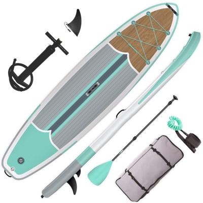 China Logo Sup Inflatable Paddle Board de encargo coloca al tablero para arriba que practica surf ISUP en venta