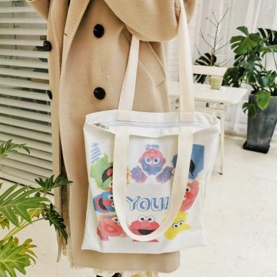 China Promotion Eco-Friendly High Quality Custom Women's Cotton Shopping Bag Gift Cotton Bag Canvas Natural Beach Tote Bag for sale