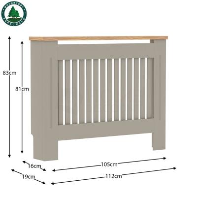 China White Painted Traditional Factory MDF Modern Custom Heat Sink Cover Custom Cabinet Size for sale