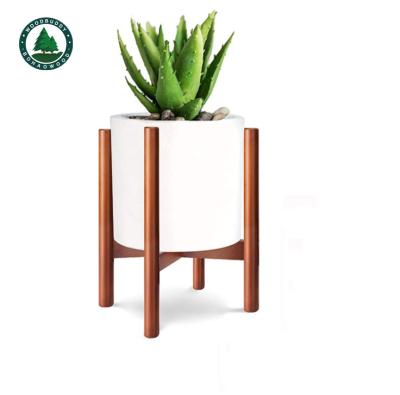 China High Quality Rustic Plant Cross Rack Style Plant Stand For Living romm for sale