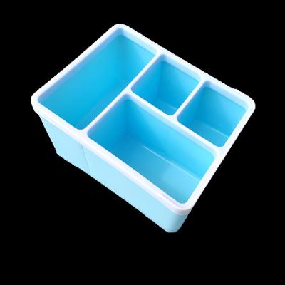 China Amazon Success Colorfuland Plastic Small Pantry Storage Baskets Sustainable Durable Desktop Organization Storage Box for sale